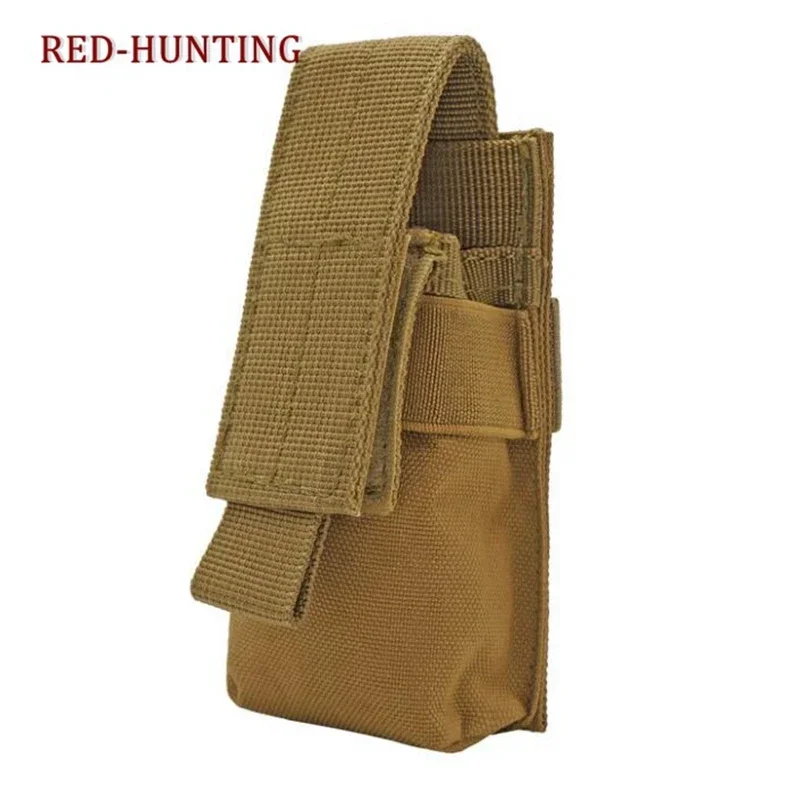 HUNNING Bolsa táctica MOLLE para linterna de nylon 600D con sujeción - imagen 5
