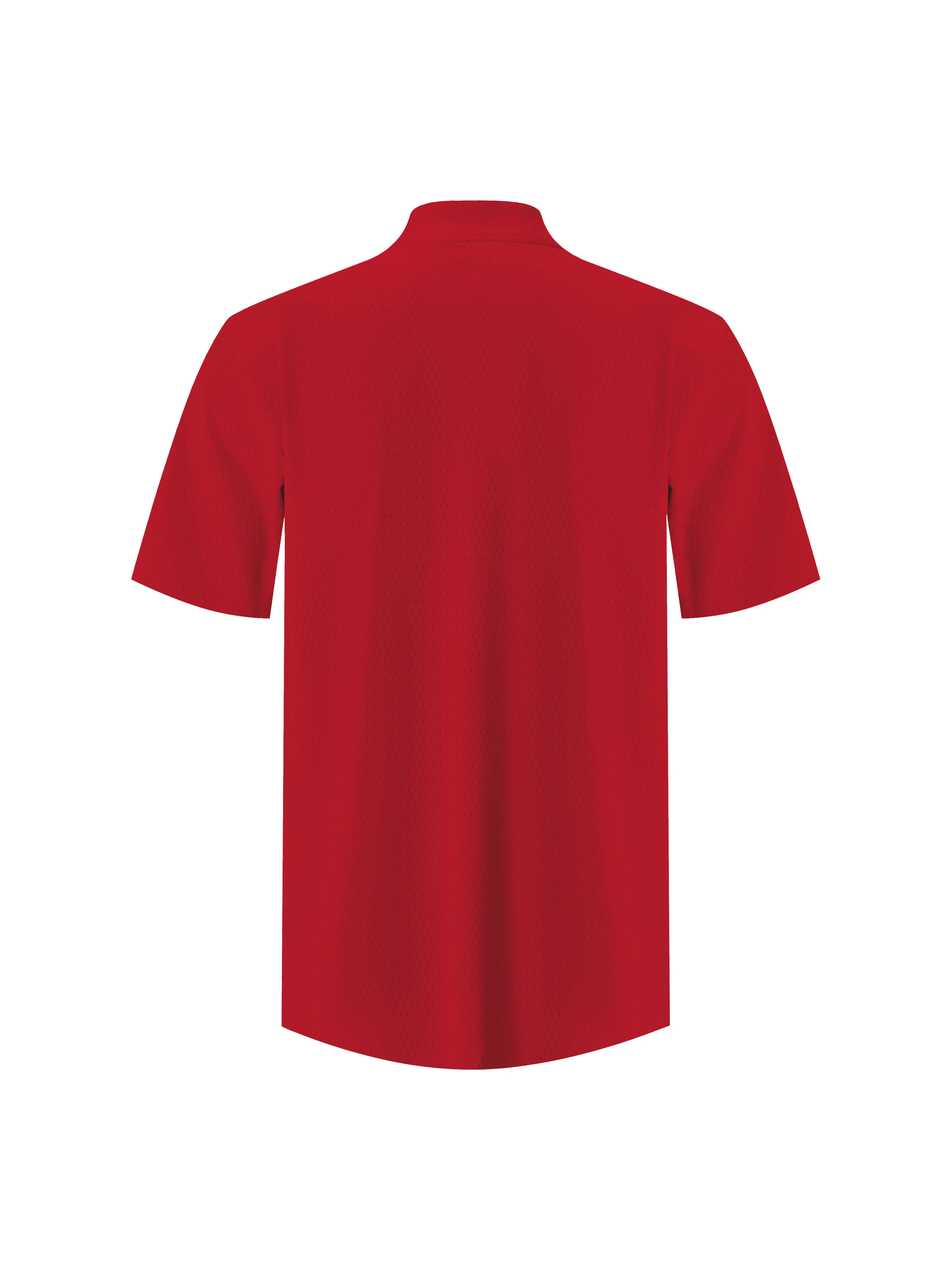 Camiseta táctica roja de secado rápido