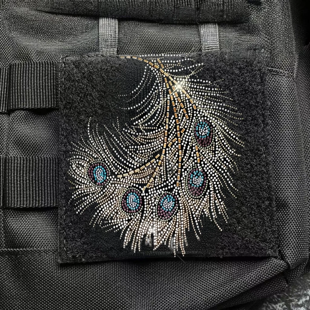 Parche termoadhesivo glitter para chaqueta o mochila táctica - imagen 5