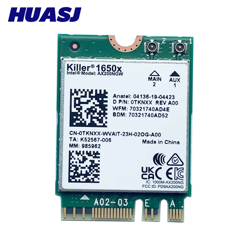 Tarjeta WiFi 6 Killer AX200 Dual Band Bluetooth 5.2 M.2 - imagen 4