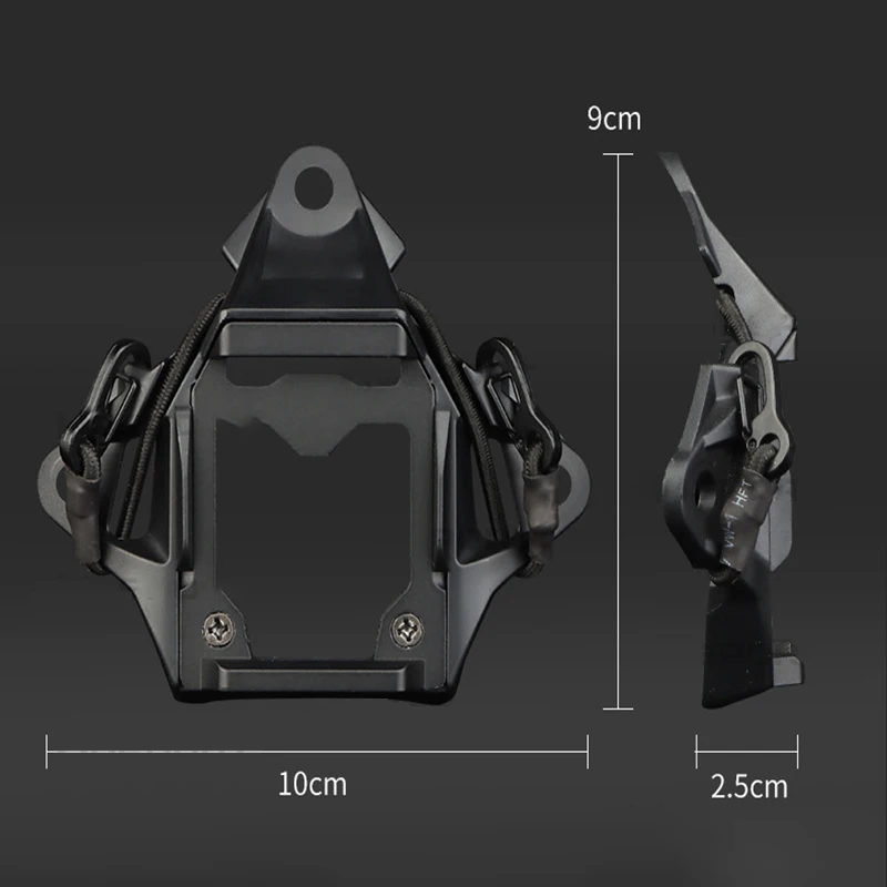 Detalle del adaptador de montaje NVG