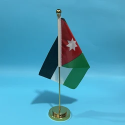 Bandera militar de Jordania decorativa para escritorio y colección
