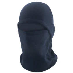 Pasamontañas táctico polar grueso con bufanda cortaviento hombre