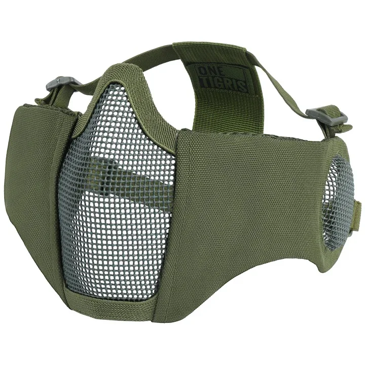 OneTigris Máscara táctica de malla plegable airsoft con oídos - imagen 2