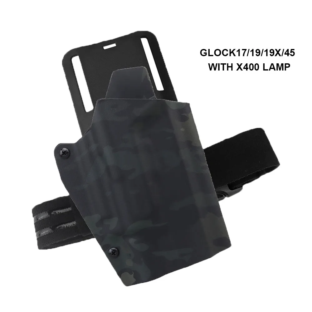 Funda Kydex para Glock 17/19/19X/45 compatible con X400 y QLS - imagen 2