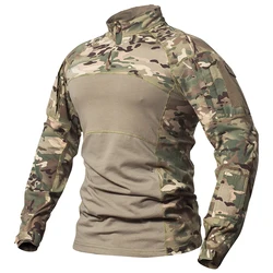 Camisa táctica G4 de combate camuflaje algodón elástico
