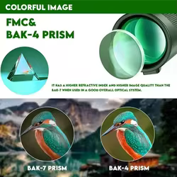 Monocular Telescópico HD 80x100 para Camping y Senderismo con Trípode