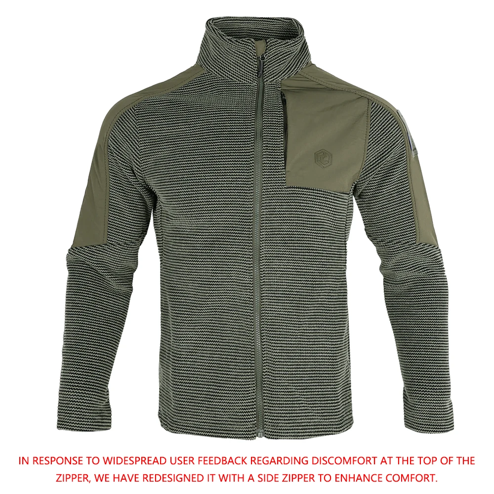 Emersongear Chaqueta Lana Ante Hombre Cortavientos Caza Senderismo - imagen 5