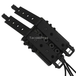 Funda cartuchera táctica MOLLE AR M4 9mm/5,56mm - Paintball Airsoft