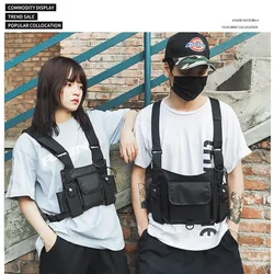Bolsa táctica de pecho ajustable estilo militar para airsoft