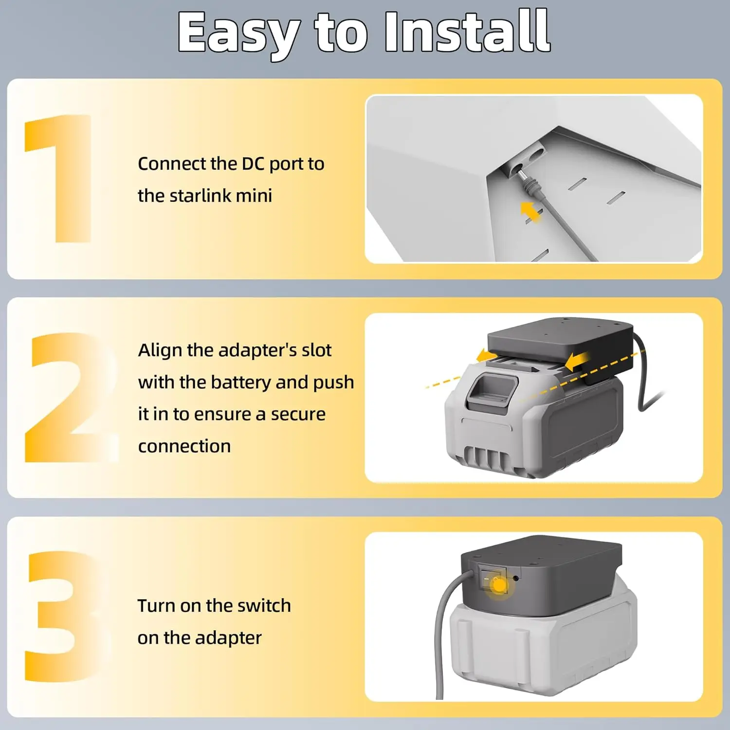 Cable alimentación batería Makita CC impermeable con fusible - imagen 3