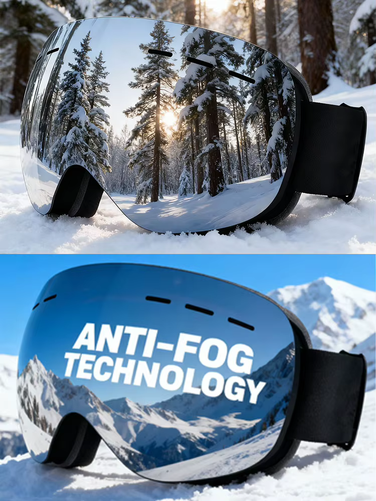 Gafas de ski UV400 profesionales antiniebla – Outdoor adulto snowboard