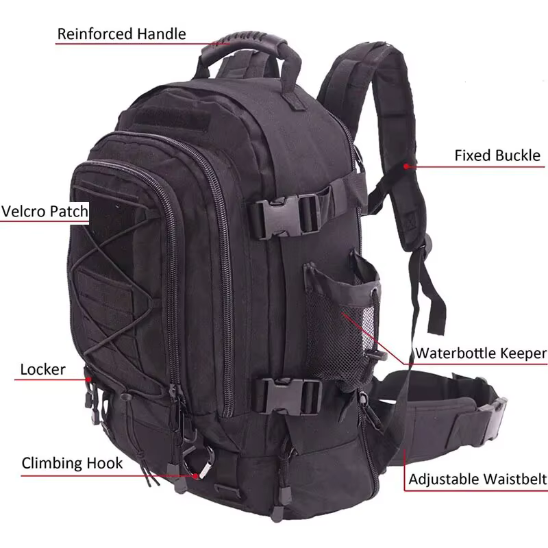 Mochila táctica MOLLE impermeable – Senderismo y acampada - imagen 3