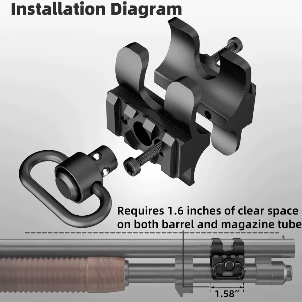 SureFire Montura táctica QD para riel Picatinny con eslabón giratorio - imagen 5