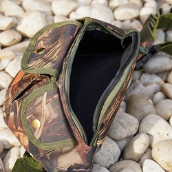 Riñonera táctica oculta camuflaje ajustable bolso cruzado