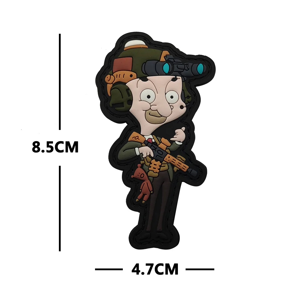 Parche PVC con gancho para brazo en mochila táctica
