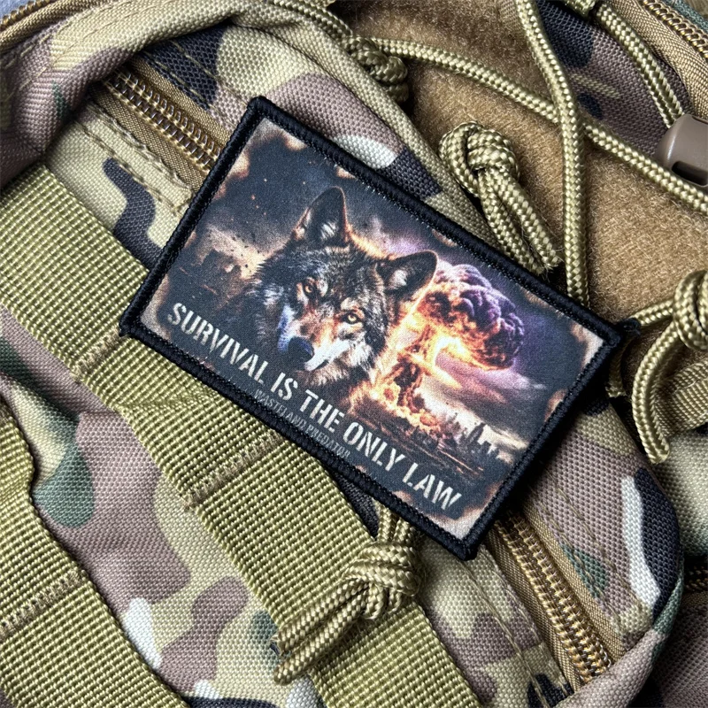 Parche estampado para mochila