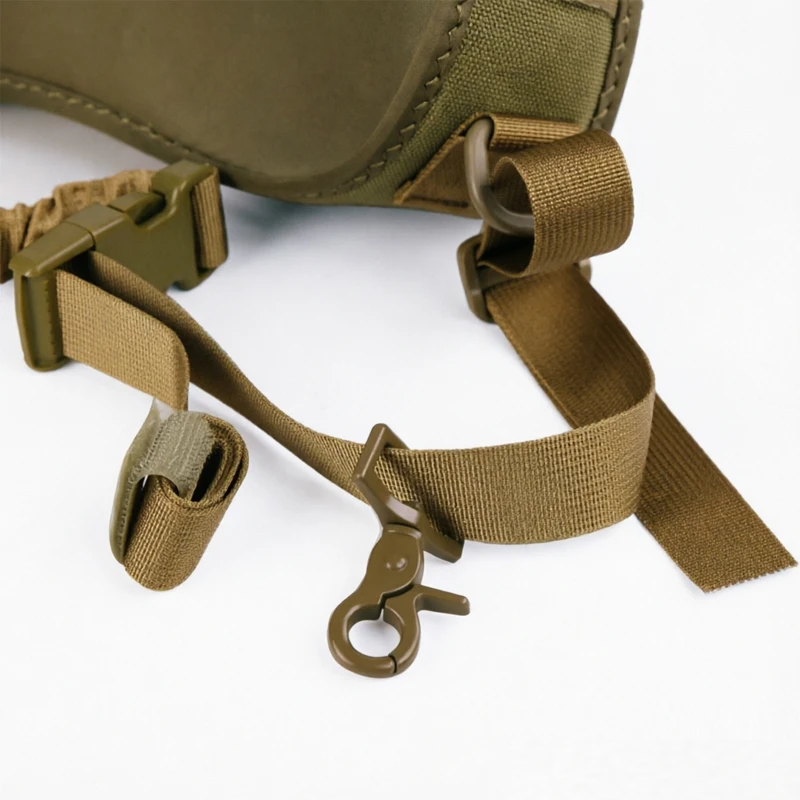 Arnés táctico airsoft para rifle, chaleco de seguridad tipo H - imagen 5