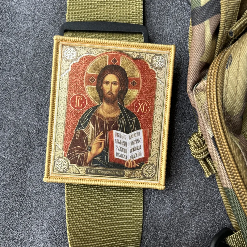 Parche táctico insignia moral estampado para brazalete gancho y bucle - imagen 3