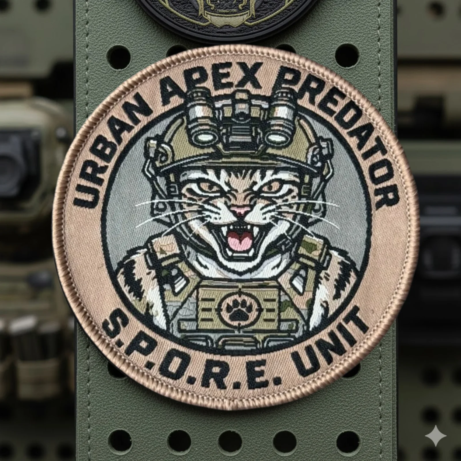 Parche táctico URBAN APEX PREDATOR de gancho y bucle - imagen 2