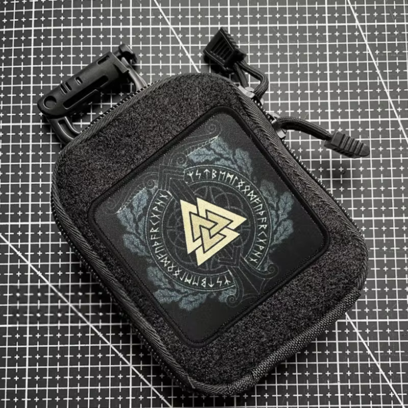 Parche táctico Valknut y Igradrasil – Insignia moral con velcro - imagen 4
