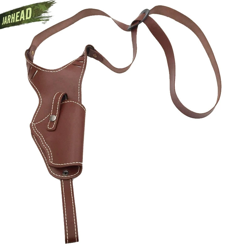 Funda de pistola cuero genuino vertical diestro oculta