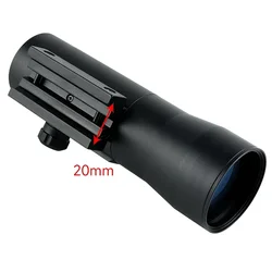 Mira de punto rojo compacta para airsoft – colimador reflex Picatinny