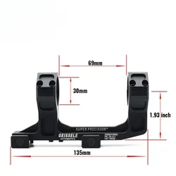 Element GE Soporte de visor con puente integrado metálico táctico