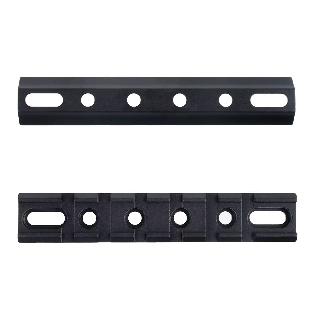Soporte rail Picatinny M-LOK para linterna táctica aluminio - imagen 3