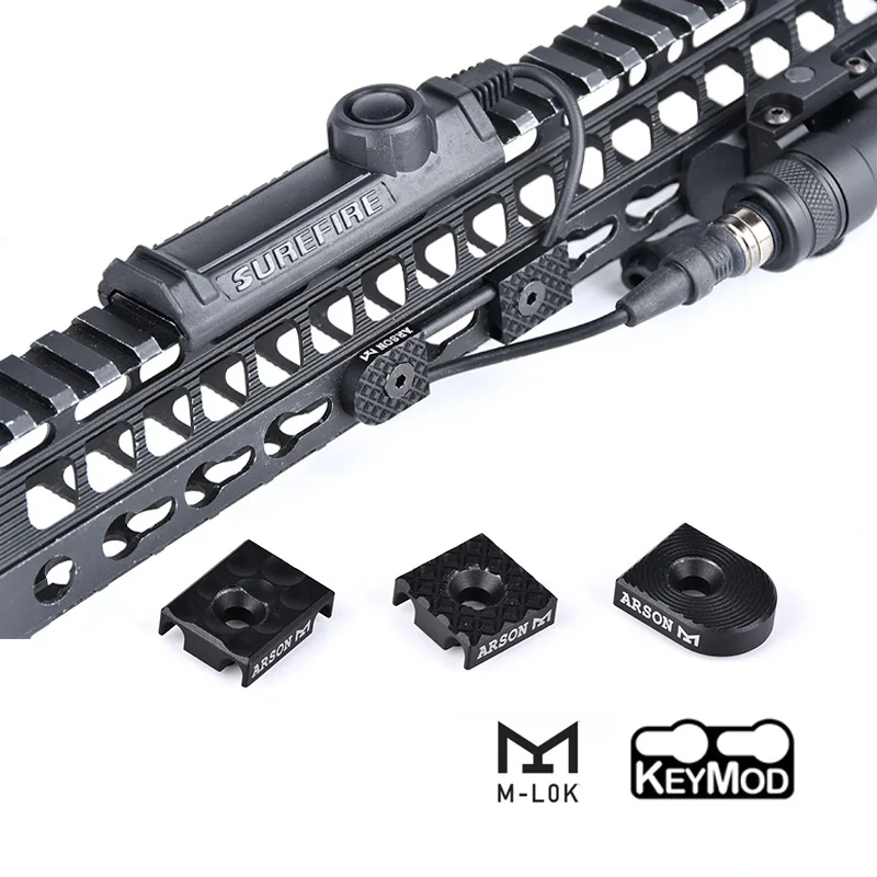 Wadsn CNC sistema gestión cables metálico táctico M-LOK Keymod - imagen 3