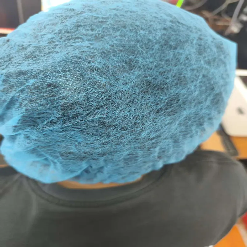Gorro desechable de chef anti-polvo para manipulación alimentaria