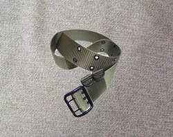 Cinturón táctico interior de nailon con hebilla metálica doble fila
