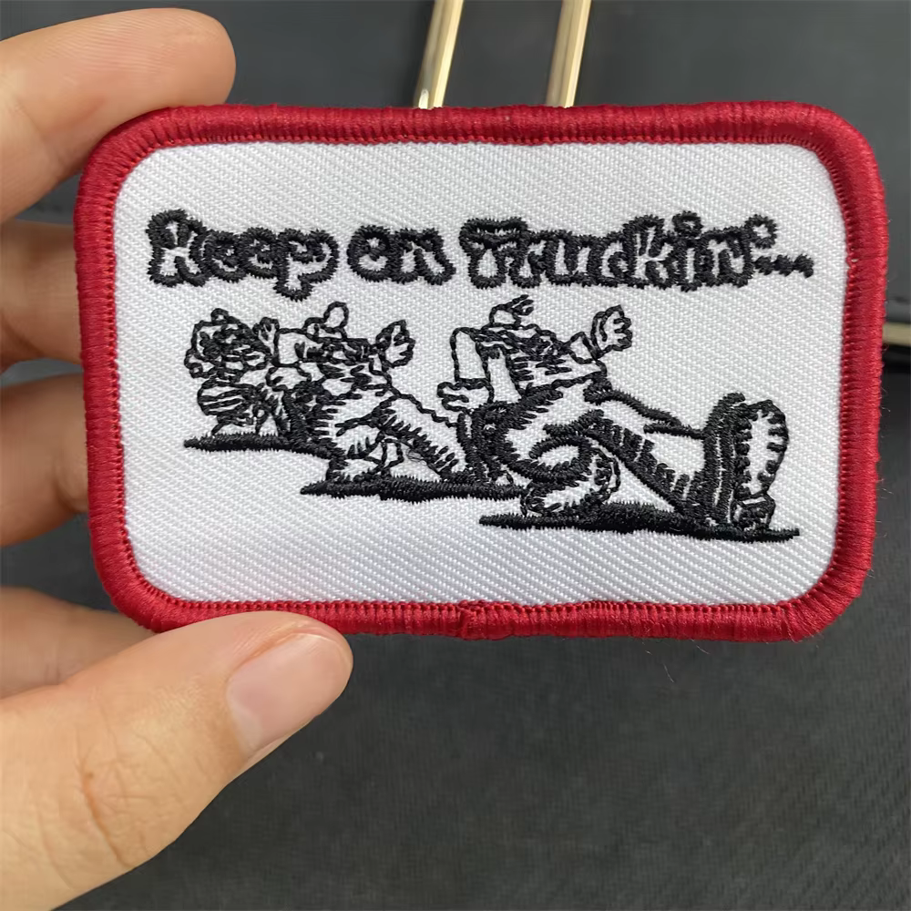 Keep on Truckin parche bordado táctico morale – Gancho y bucle para mochila - imagen 2
