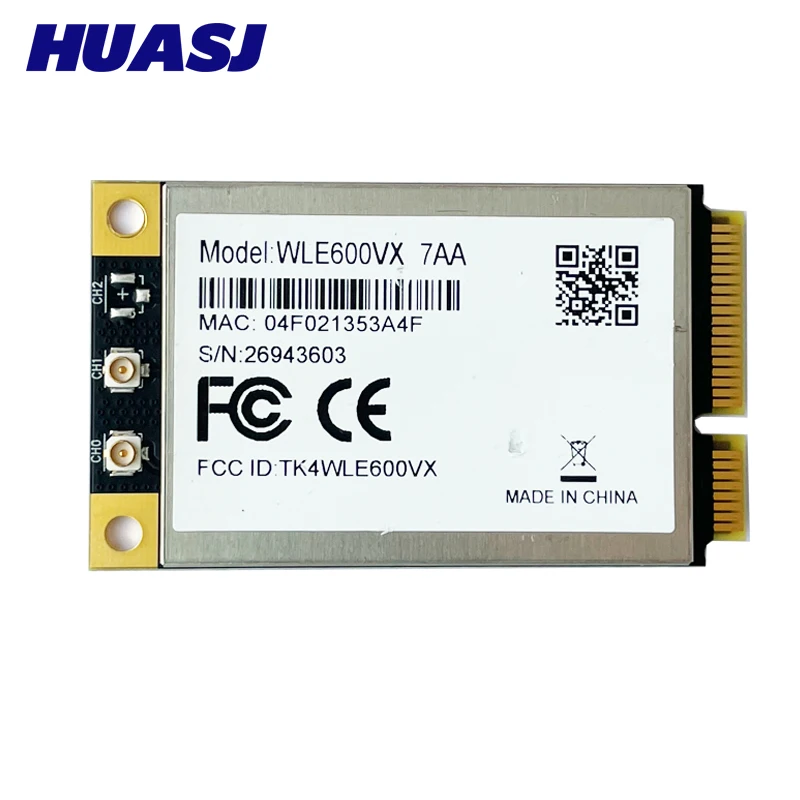 HUASJ WLE600VX Tarjeta WiFi mini PCIe 802.11ac 2x2 MIMO - imagen 4