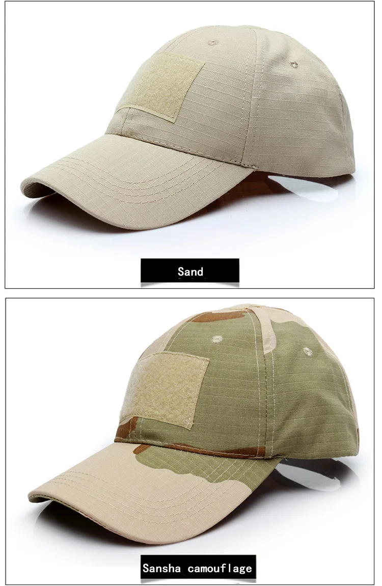 Gorra táctica camuflaje lista para exterior