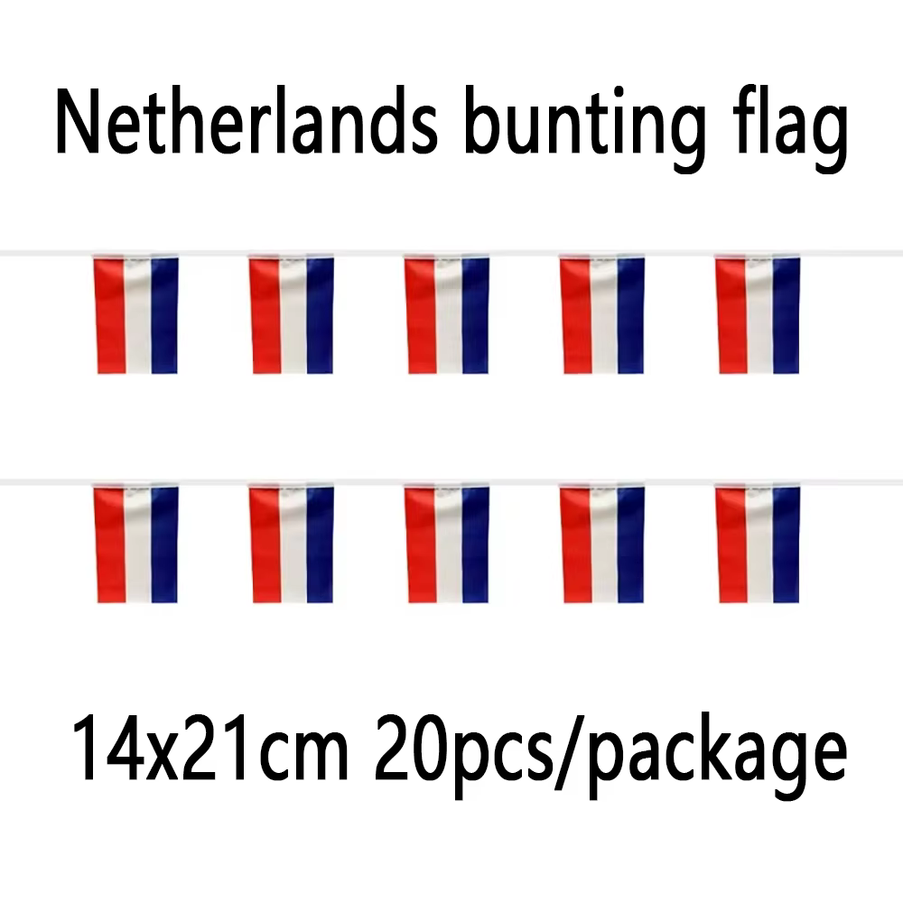 Bandera Holanda en poliéster para decorar fiestas y festivales - imagen 3