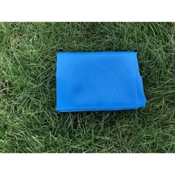 Bandera táctica azul poliéster con costuras reforzadas