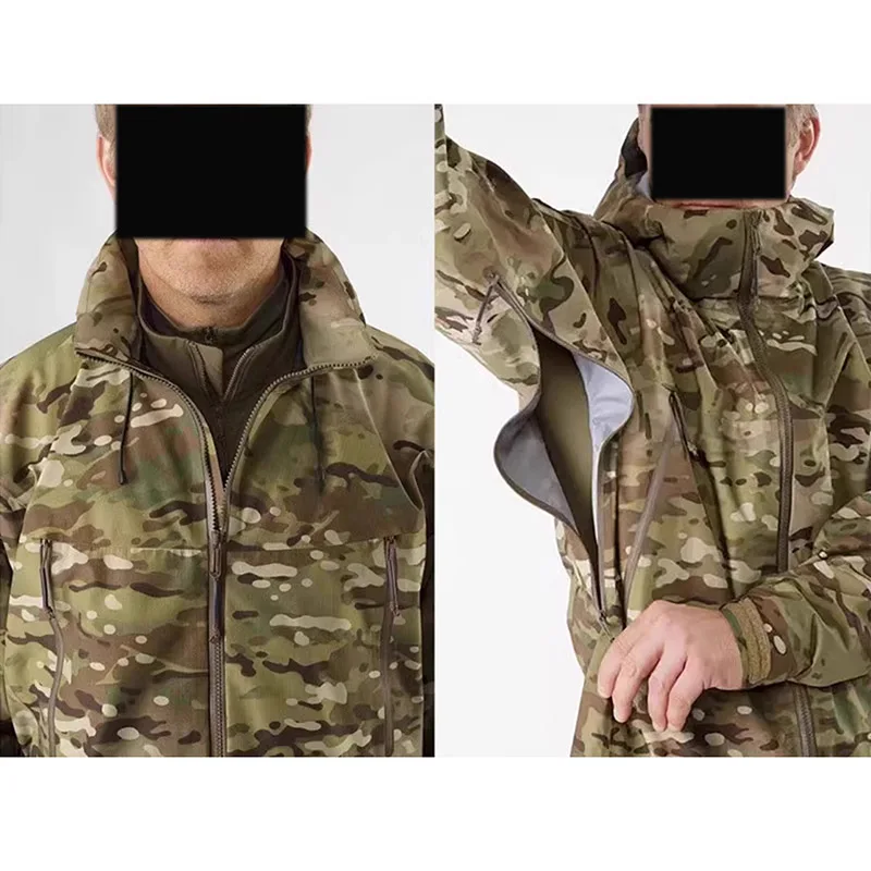 Chaqueta táctica Gen2 carcasa dura impermeable y transpirable resistente - imagen 4