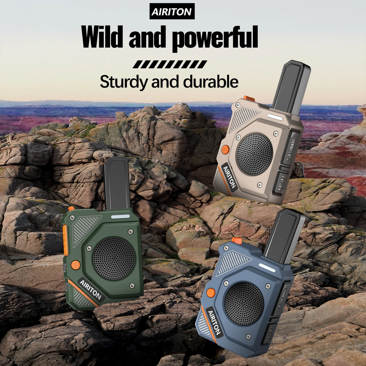 Walkie compacto AIRITON con diseño mini