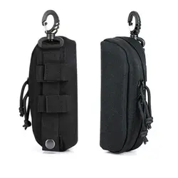 Estuche táctico MOLLE para gafas de sol con clip de cinturón