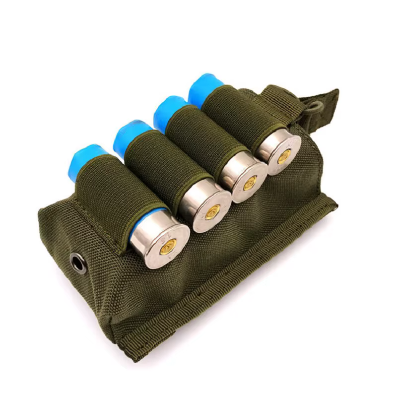Bolsa táctica MOLLE para cartuchos de escopeta, caza