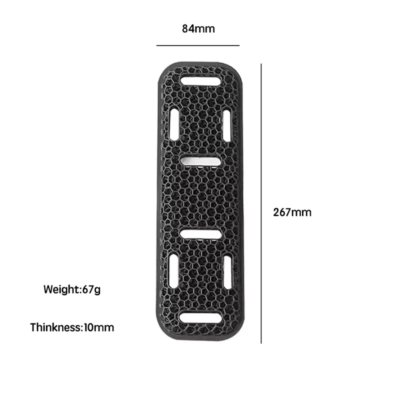 Almohadilla de hombro para mochila táctica nailon panal transpirable - imagen 3