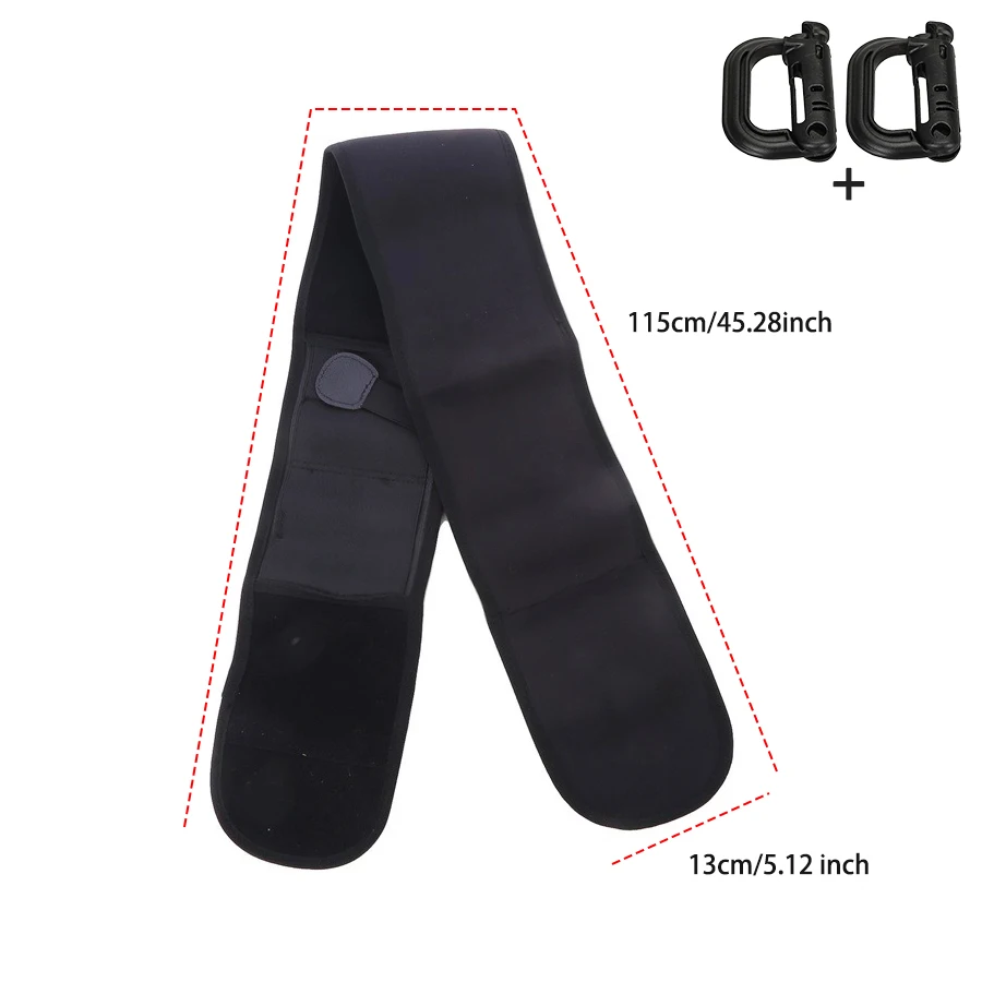 Riñonera táctica elástica ajustable bolsa oculta para exteriores - imagen 2