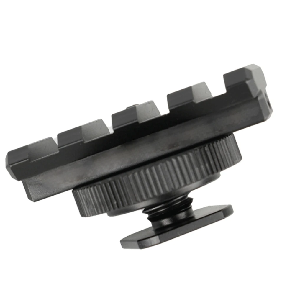 Adaptador Zapata Caliente a Riel Picatinny para Punto Rojo y DSLR