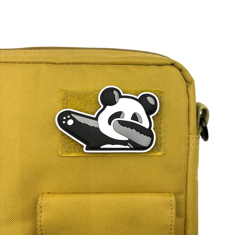 Parche PVC táctico brillo en la oscuridad para aventuras nocturnas - imagen 2