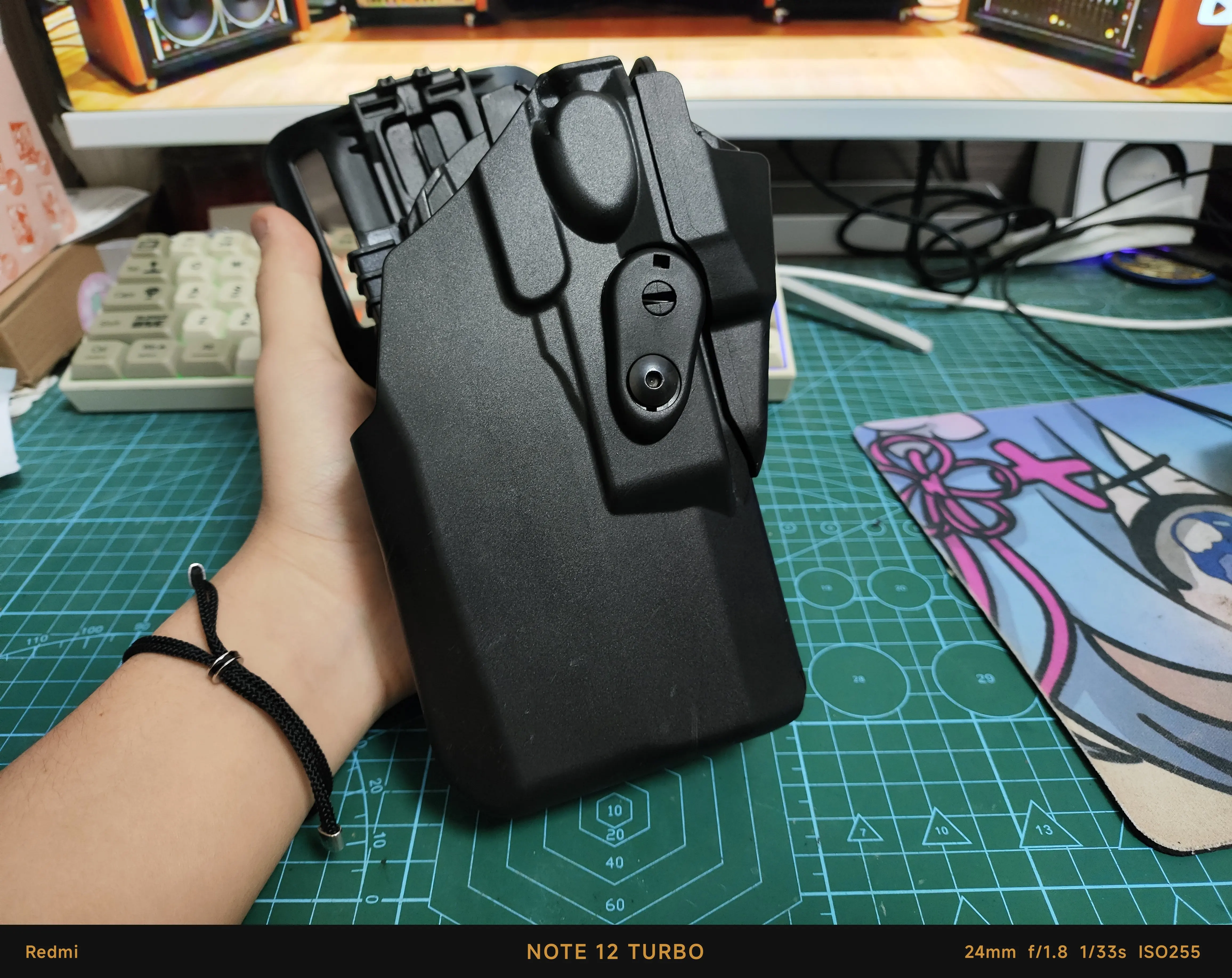 Funda táctica para linterna TLR7 con retención ajustable Glock - imagen 5