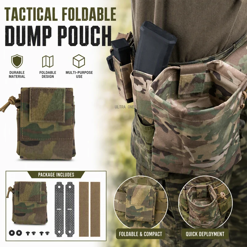 Bolsa dump pouch MOLLE plegable de gran capacidad - imagen 5