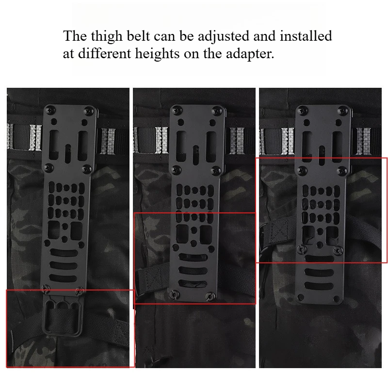 GB ACC Adaptador modular MOLLE para funda táctica y cinturón muslo - imagen 5