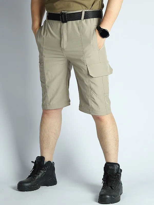 Pantalones de senderismo desmontables impermeables secado rápido - imagen 4