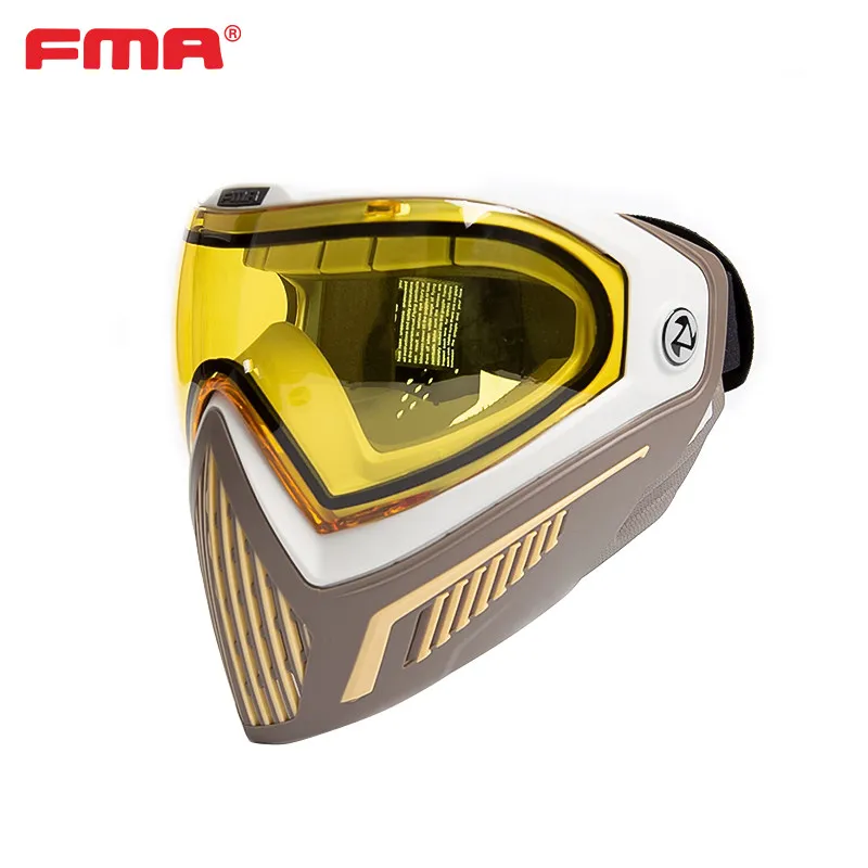 Máscara táctica F5 doble capa lentes color antiviento profesional - imagen 2